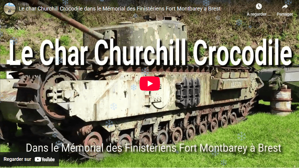 Le Char Churchill Crocodile (2023), 2'