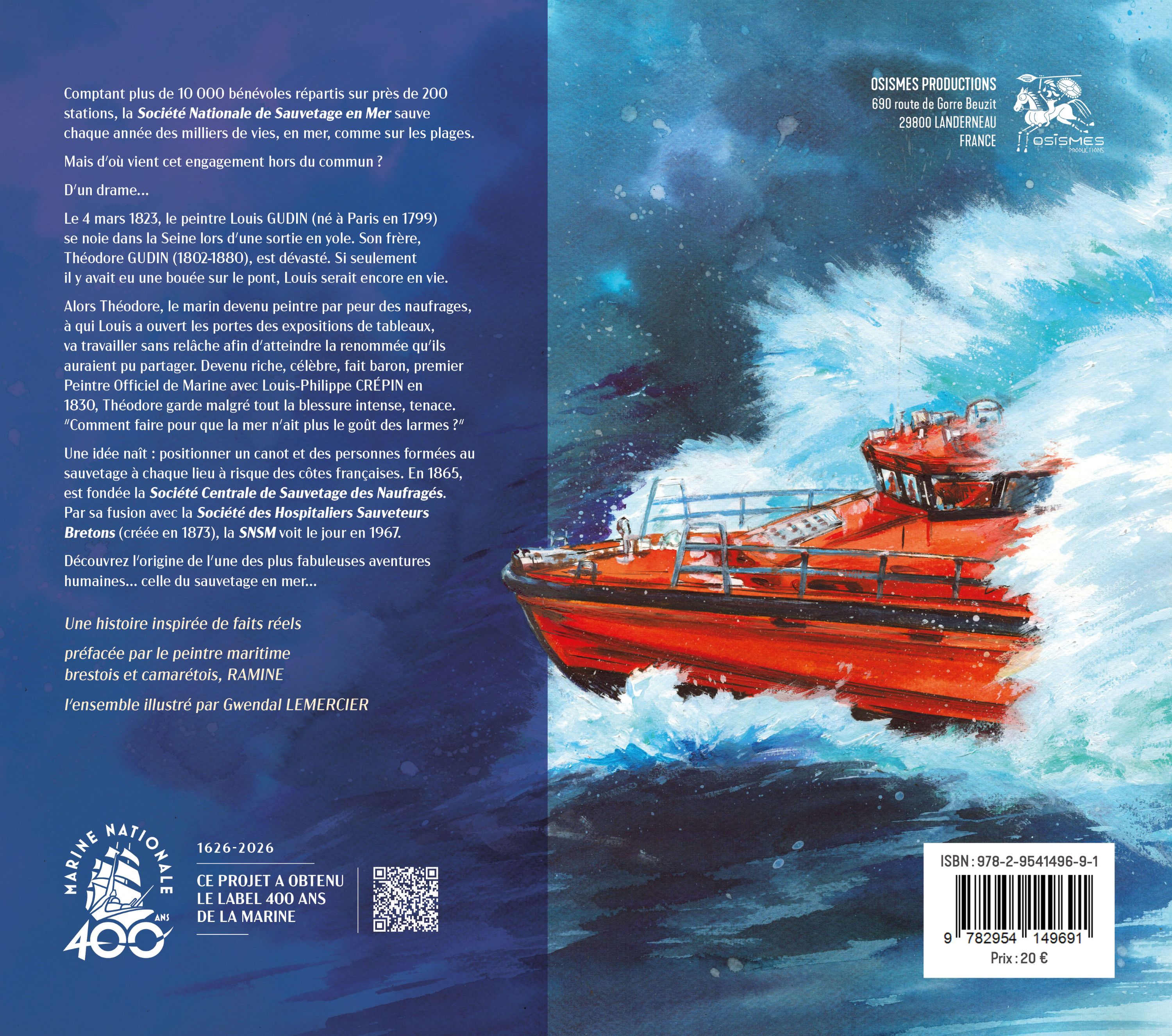 UNE BOUEE POUR SAUVER LES MARINS 4e Couv