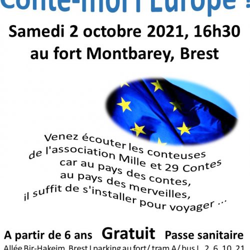 « Conte-moi l’Europe ! » samedi 2 octobre 2021, 16h30, gratuit