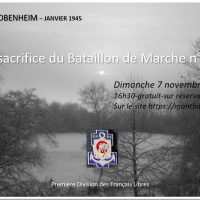 Conférence « Le sacrifice du bataillon de marche BM24 » I Dimanche 7 novembre 2021 à 16:30 I Gratuit I Sur réservation